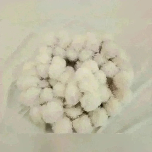 14th & Union Accessories - Poof Scarf Infinity White Cream Faux Fur Fluffy Soft Plush White Accessory Winte